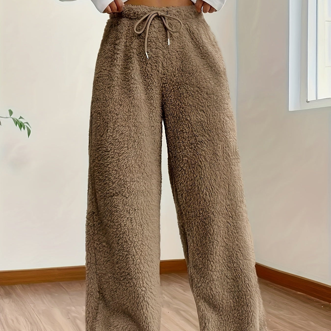 Rosgrove | Women - Soft Teddy Sherpa Trousers - Cosy Style
