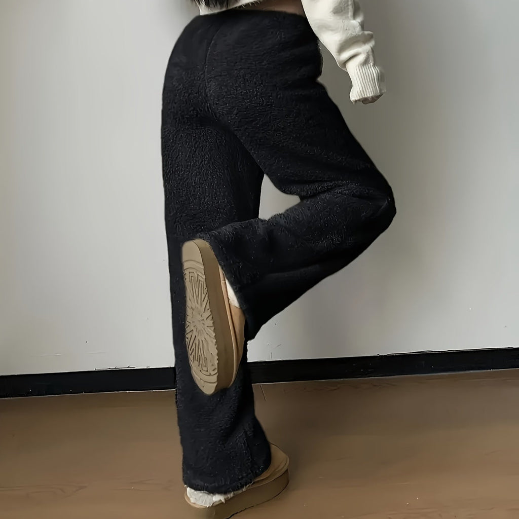 Rosgrove | Women - Soft Teddy Sherpa Trousers - Cosy Style