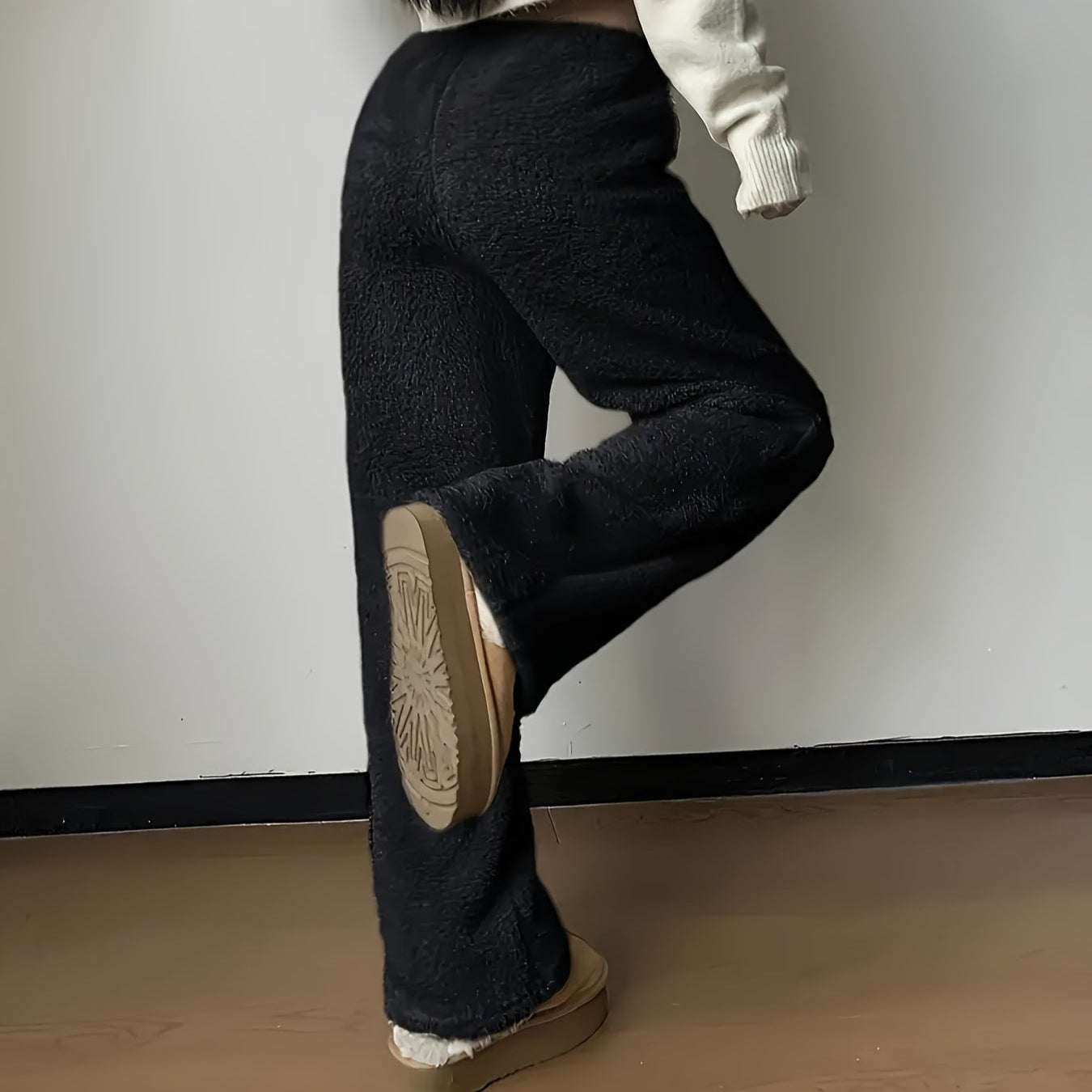 Rosgrove | Women - Soft Teddy Sherpa Trousers - Cosy Style
