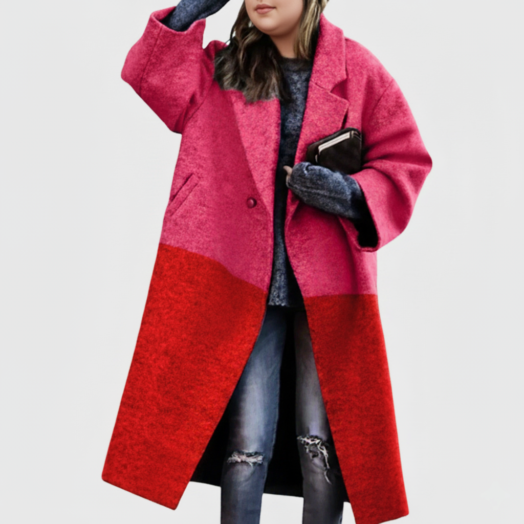 Rosgrove | Women - Long Coat Plus Size - Wool Blend