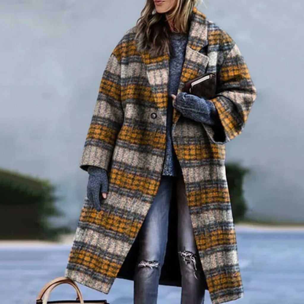 Rosgrove | Women - Long Coat Plus Size - Wool Blend