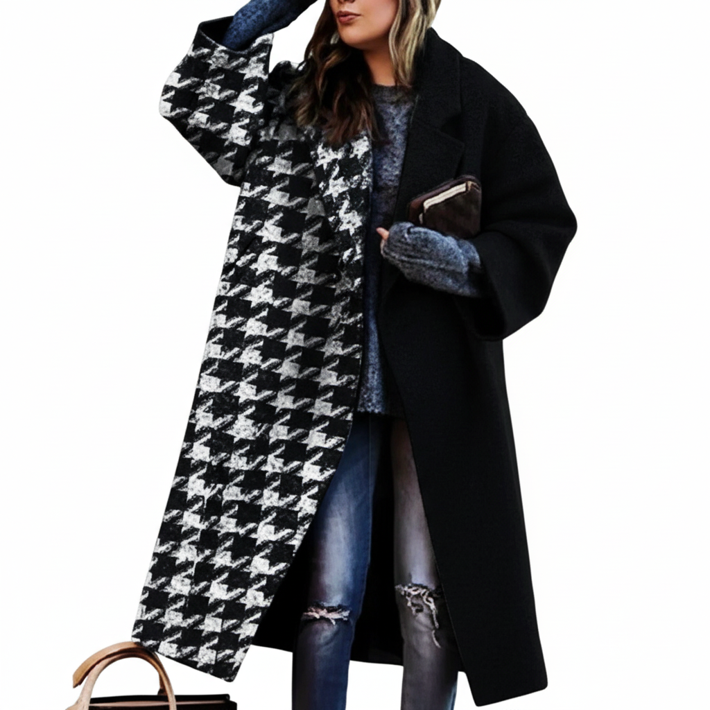 Rosgrove | Women - Long Coat Plus Size - Wool Blend