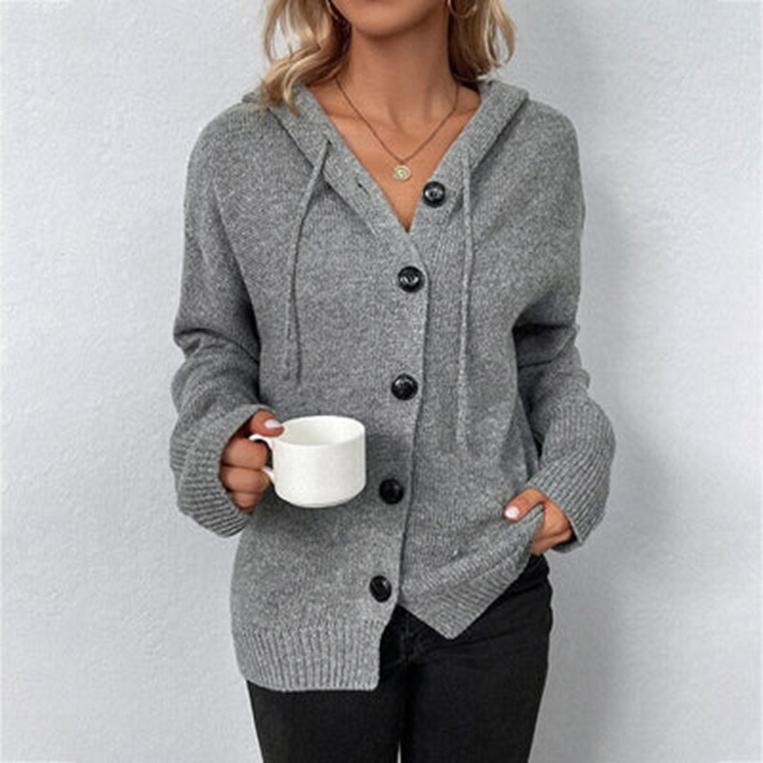 Rosgrove | Women - Hooded Knit Cardigan - Cozy Stylish