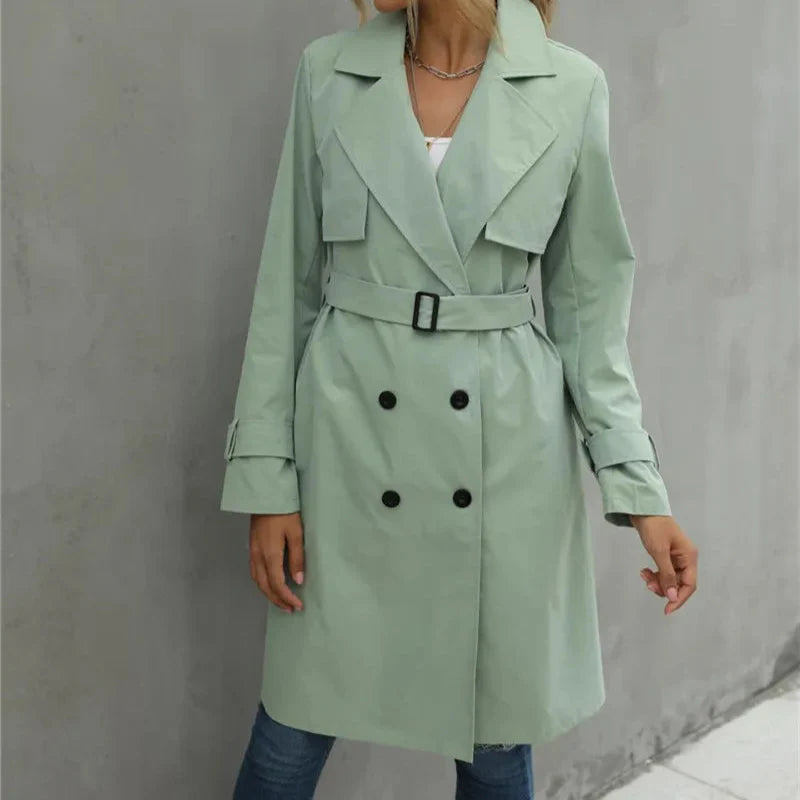 Rosgrove | Women - Trench Coat - Classic Timeless Style