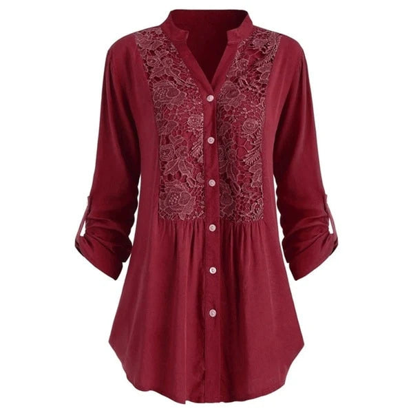 Rosgrove | Women - Blouse - Puff Sleeve - Airy Summer Fit