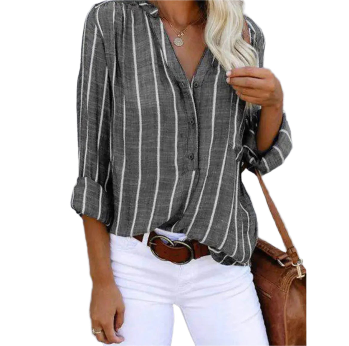 Rosgrove | Women - Blouse - Striped - Elegant & Light