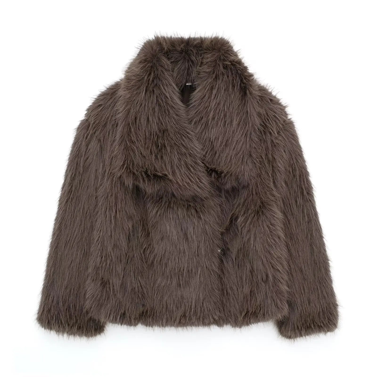 Rosgrove | Women - Elegant Faux Fur Jacket - Cosy Style