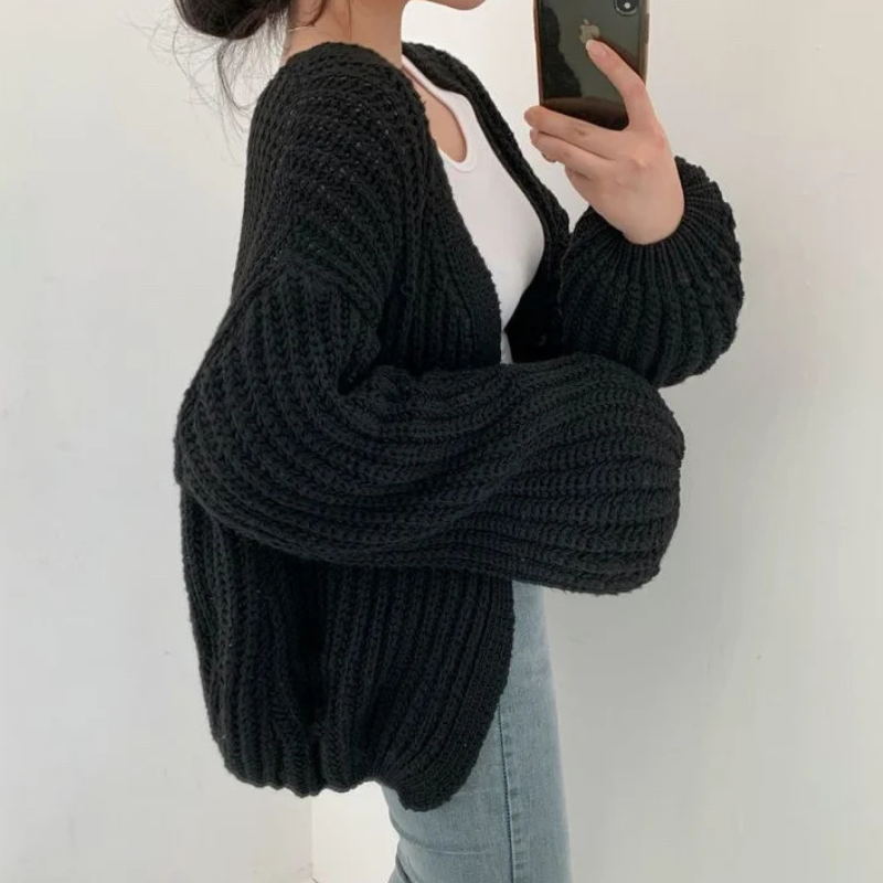 Rosgrove | Women - Vintage Lantern Sleeve Cardigan