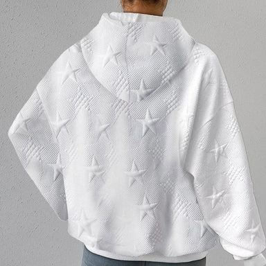 Rosgrove | Women - White Knitted Hoodie - Long Sleeve
