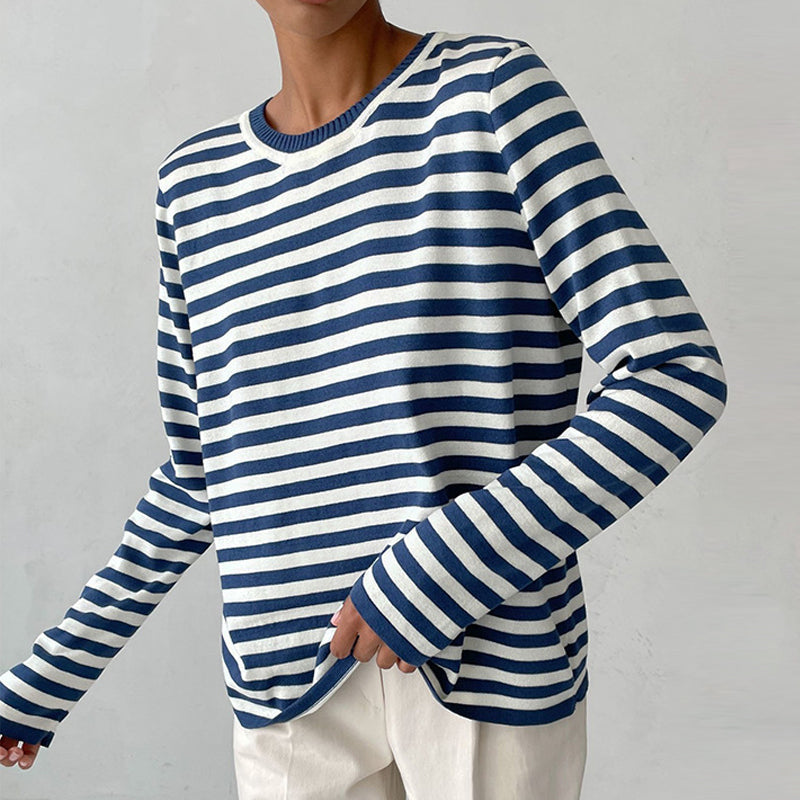 Rosgrove | Women - Striped Knit Jumper - Crewneck Style
