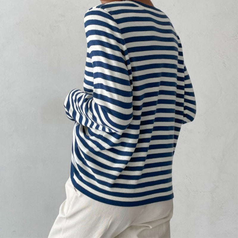 Rosgrove | Women - Striped Knit Jumper - Crewneck Style