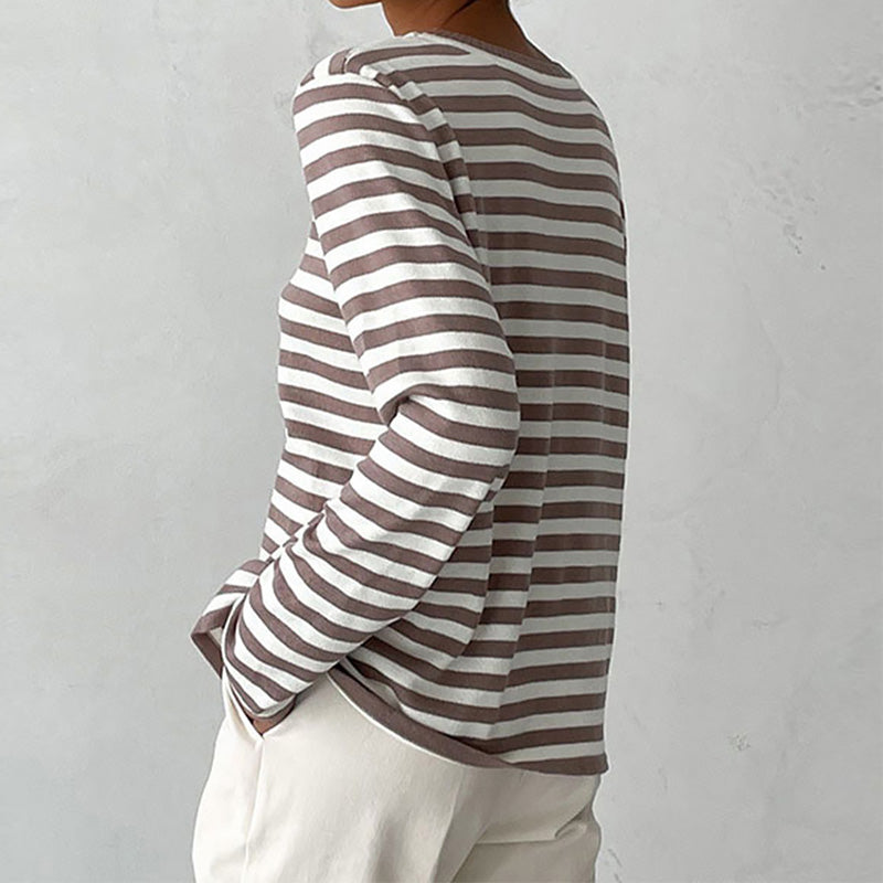 Rosgrove | Women - Striped Knit Jumper - Crewneck Style