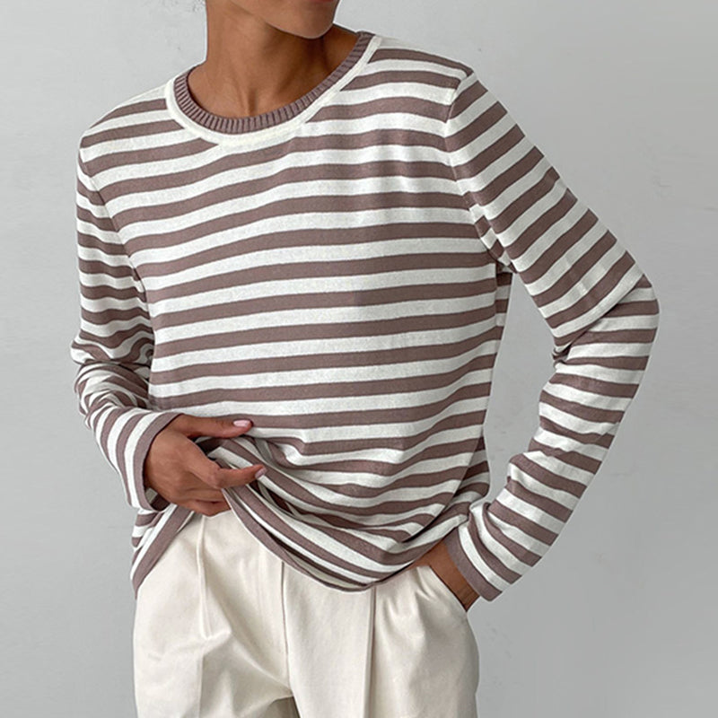 Rosgrove | Women - Striped Knit Jumper - Crewneck Style