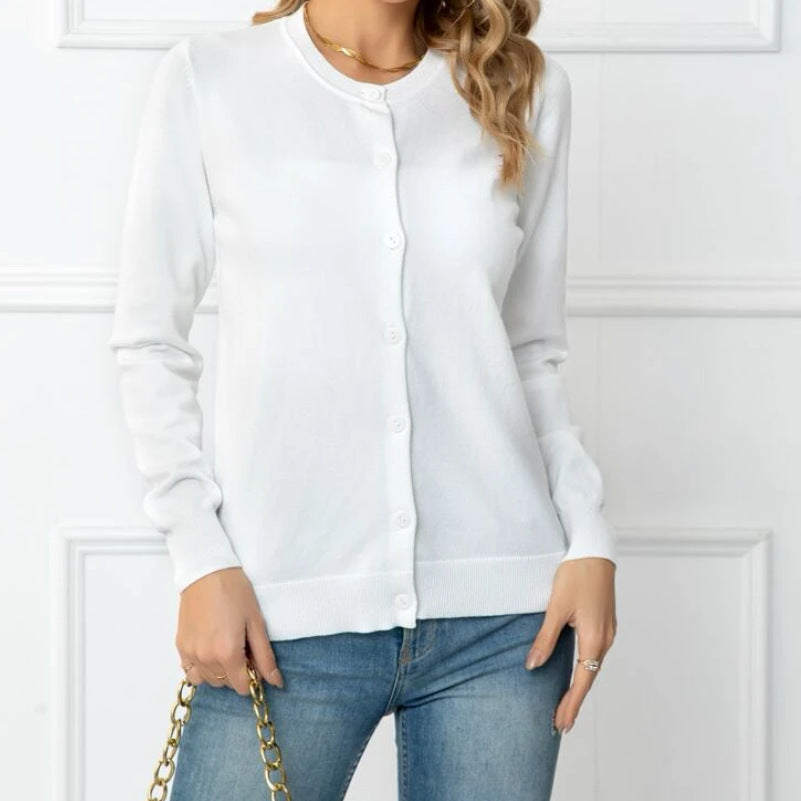 Rosgrove | Women - Elegant Cardigan with Fine Buttons