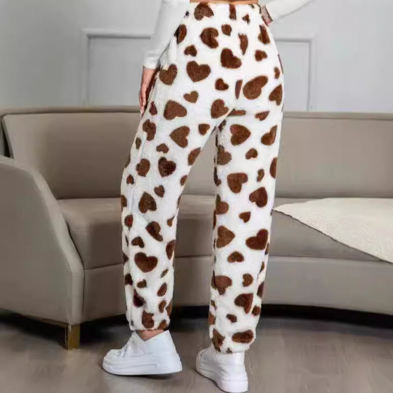 Rosgrove | Women - Cozy Print Fleece Trousers