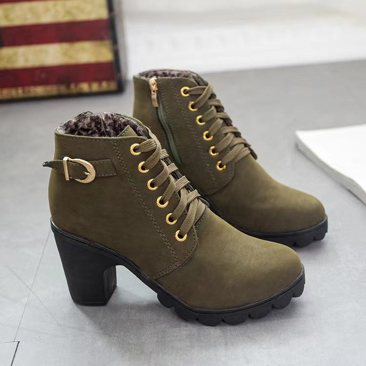 Rosgrove | Women - Trendy Ankle Boots - Block Heel