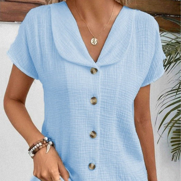 Rosgrove | Women - Blouse - Collared - Casual Button-Up