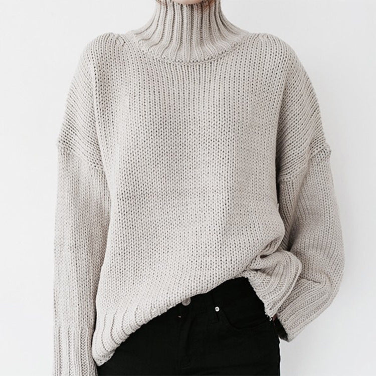 Rosgrove | Women - Chunky Knit Jumper with High Collar