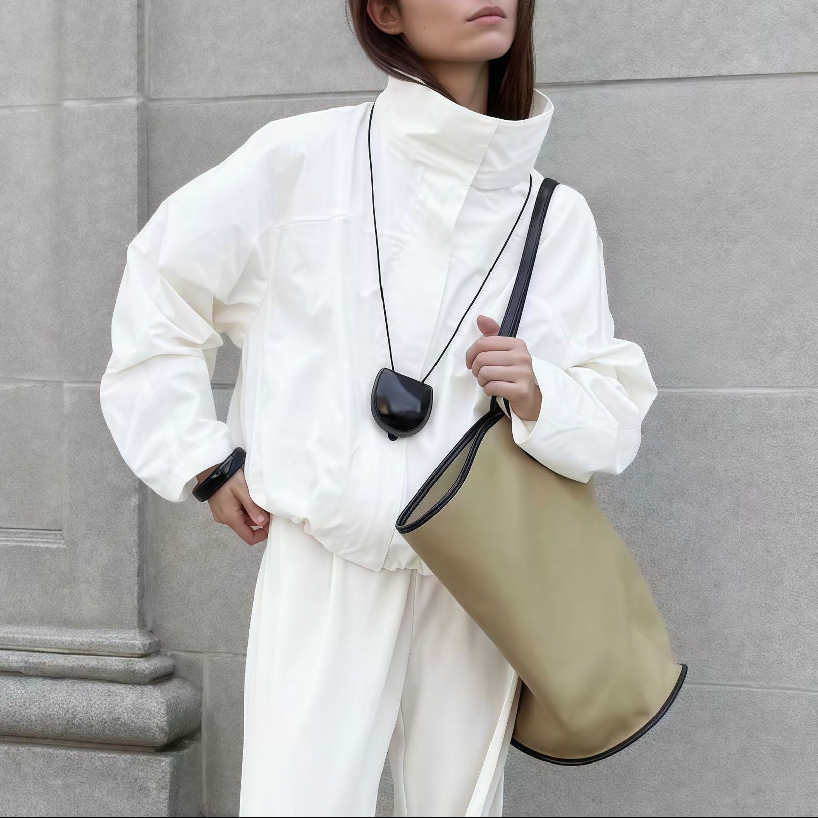 Rosgrove | Women - Oversized Functional Jacket with High Collar