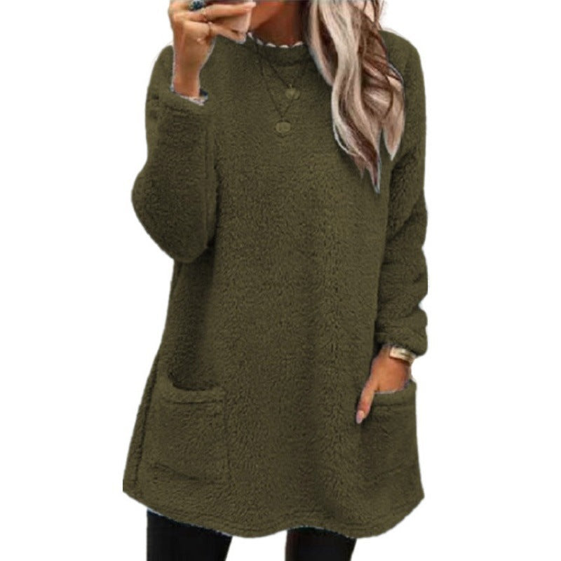 Rosgrove | Women - Wide Cut Fleece Jumper with Pockets