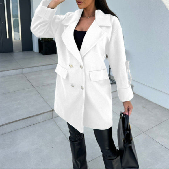 Rosgrove | Women - Cotton Blazer - Oversized Style