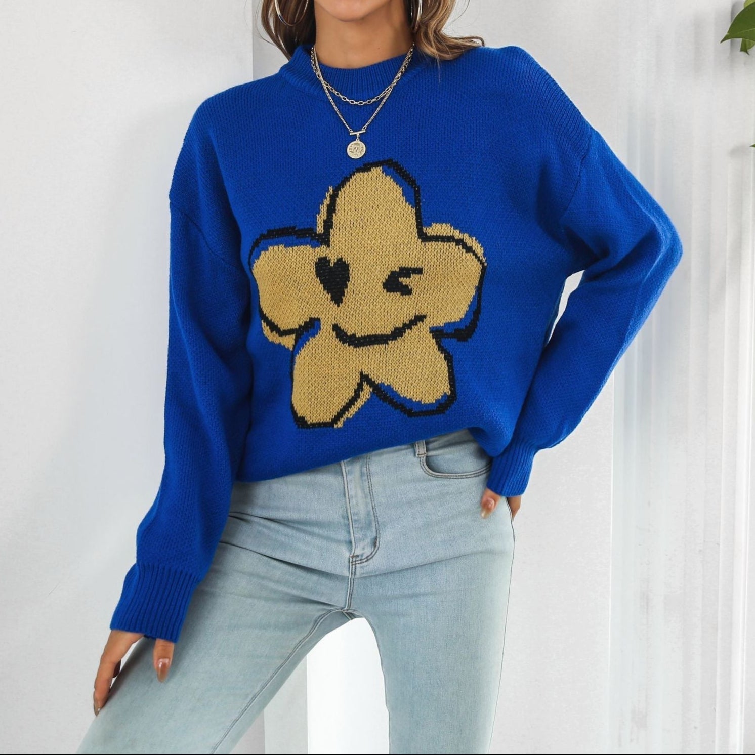 Rosgrove | Women - Knitted Jumper - Floral Design