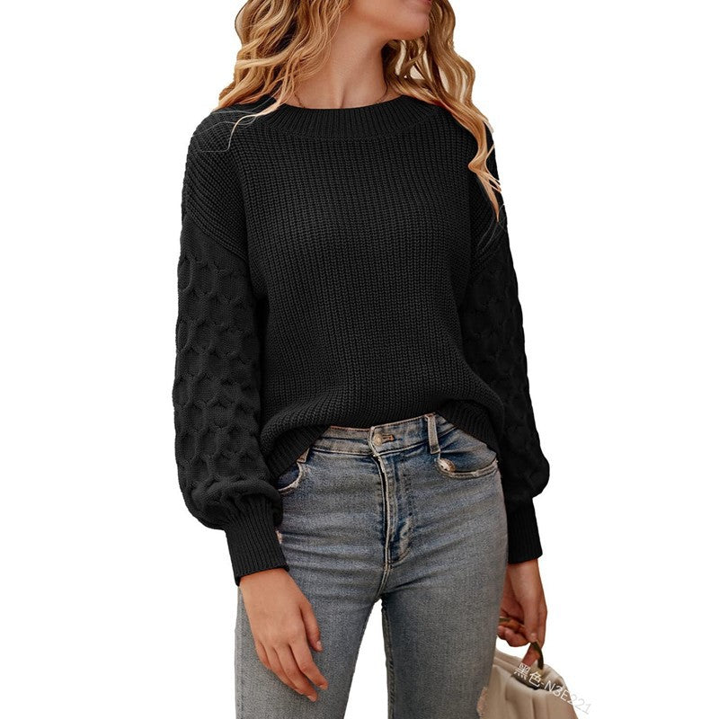 Rosgrove | Women - Knitted Jumper - Puff Sleeves
