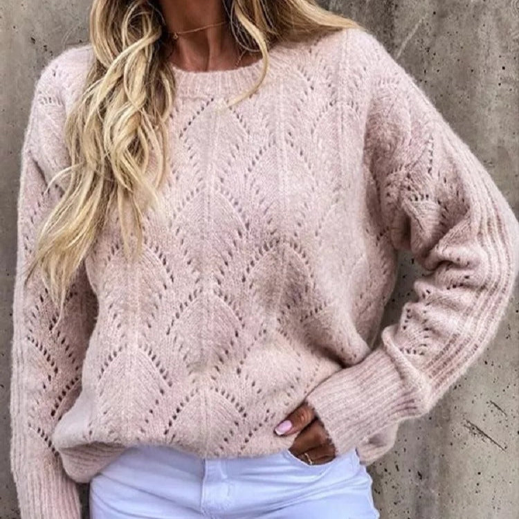 Rosgrove | Women - Knitted Jumper - Fine Lace Pattern