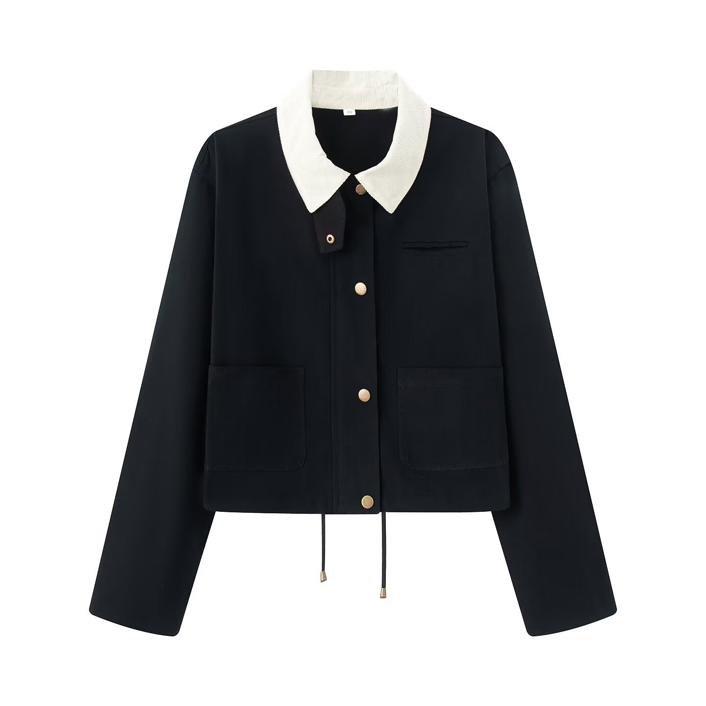 Rosgrove | Women - Casual Jacket with Contrast Collar & Pockets