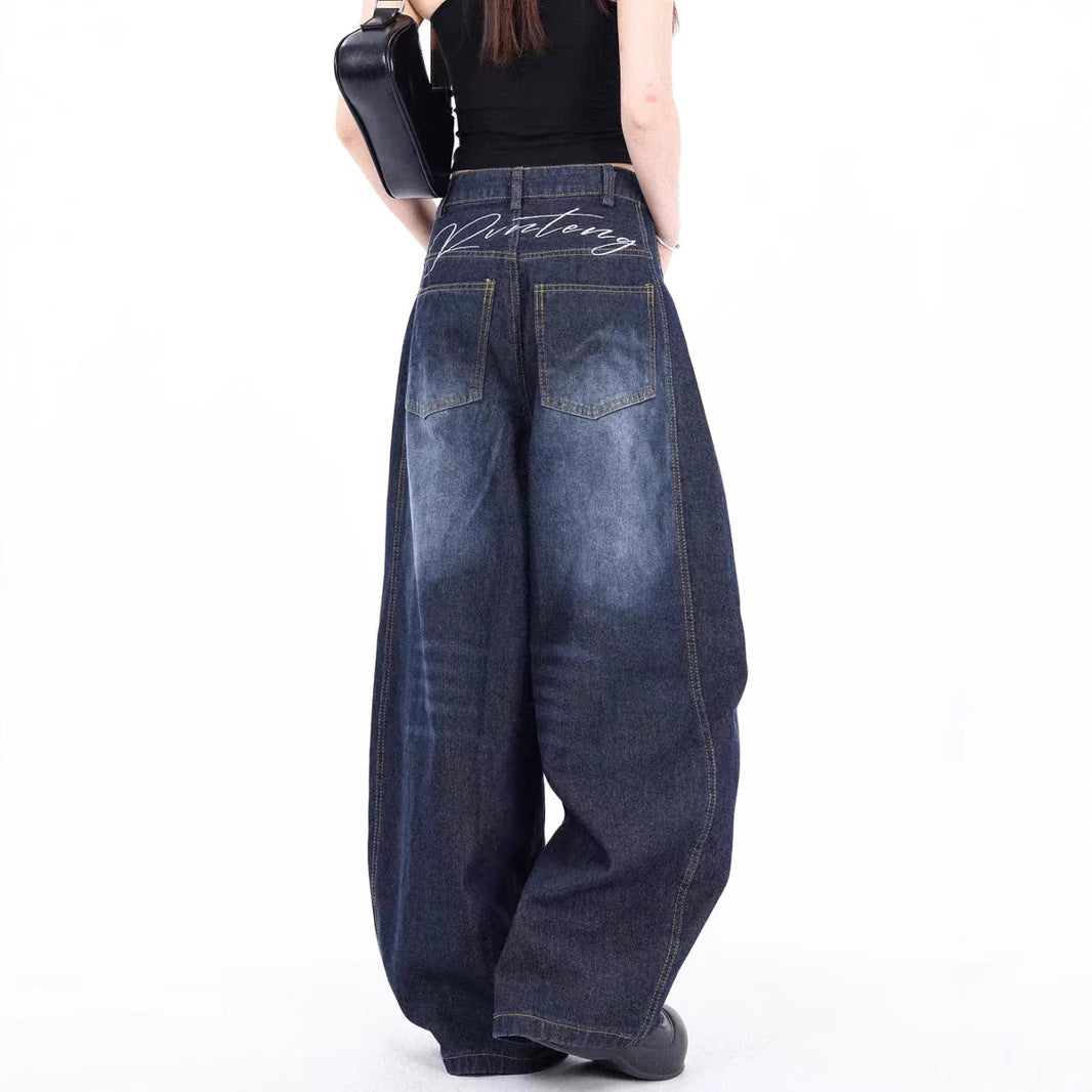 Rosgrove | Women - Wide-Leg Denim Trousers - High-Waisted