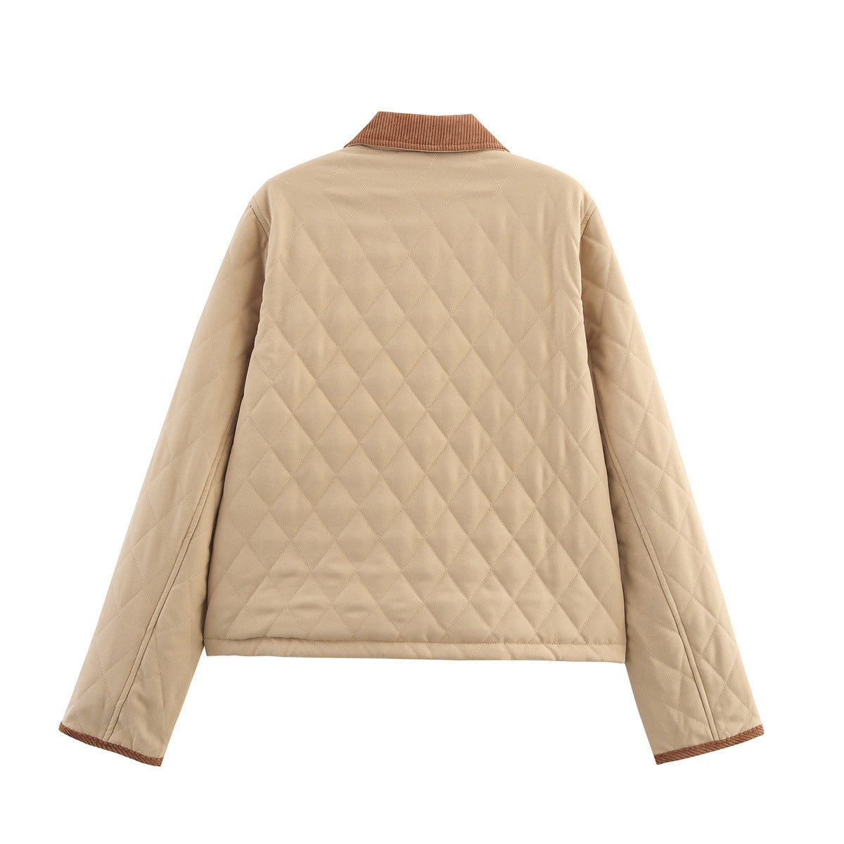 Rosgrove | Women - Quilted Jacket - Checked Collar