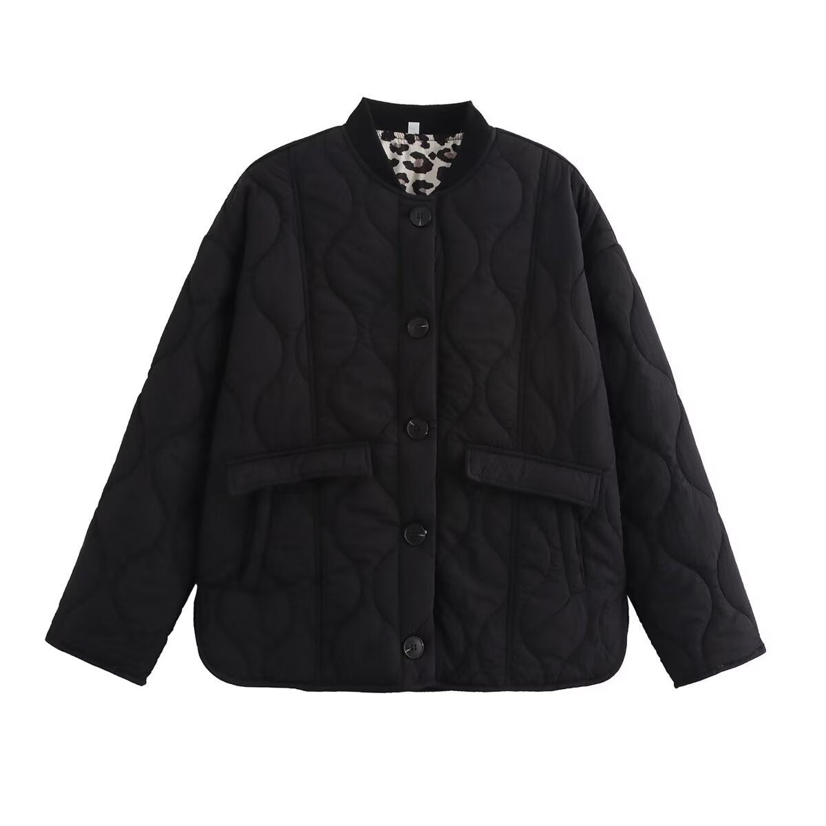 Rosgrove | Women - Oversized Casual Jacket - Quilted Design