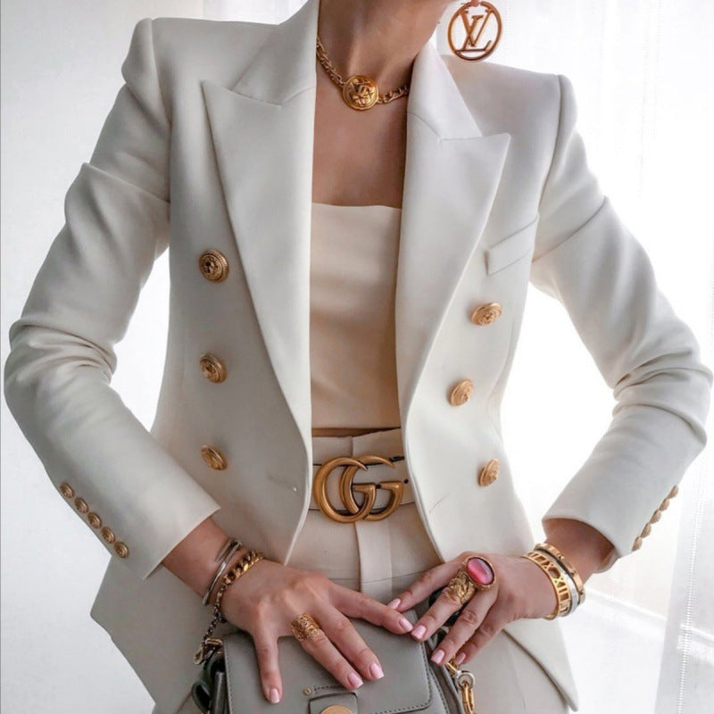 Rosgrove | Women - Elegant Blazer - Double Button Style