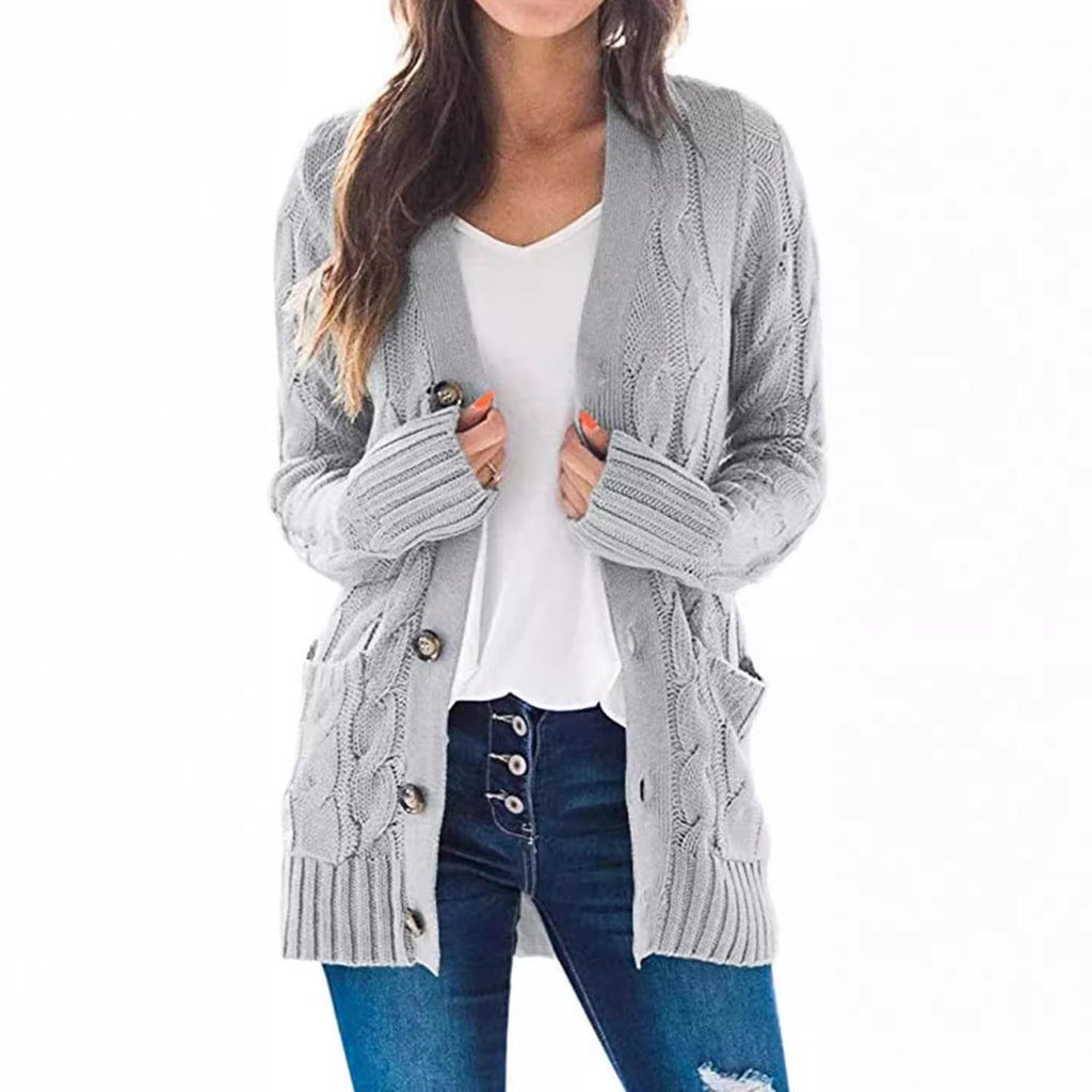 Rosgrove | Women - Relaxed Fit Cardigan - Wool Blend