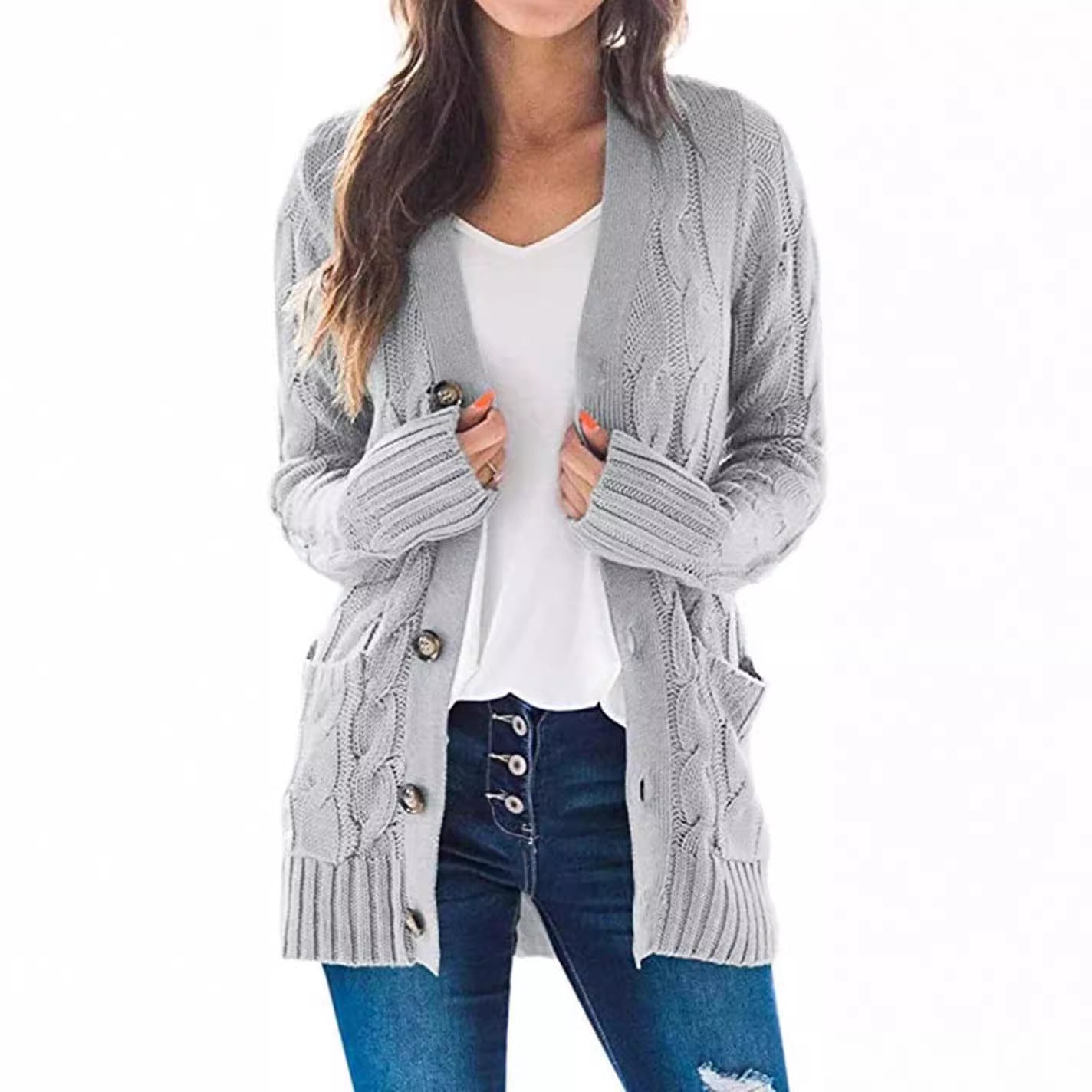 Rosgrove | Women - Relaxed Fit Cardigan - Wool Blend