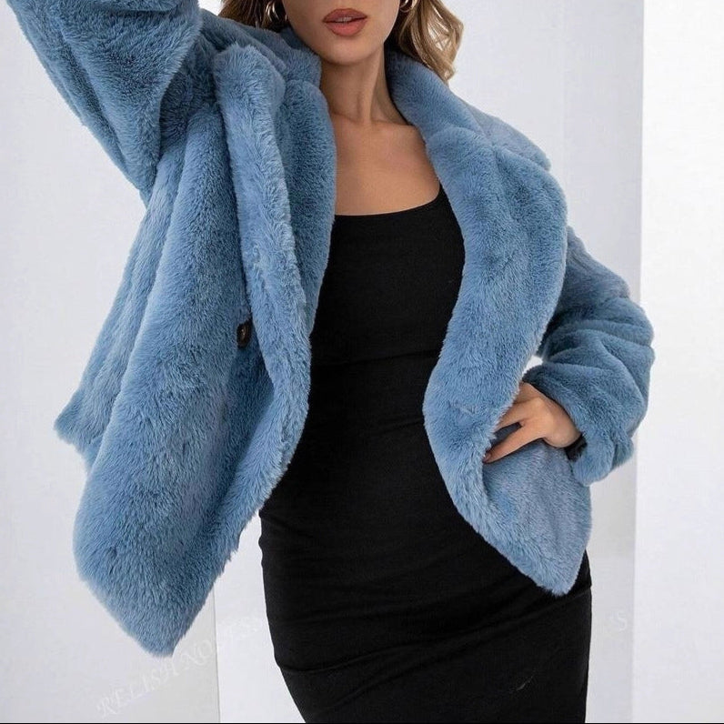 Rosgrove | Women - Trendy Teddy Jacket - Soft Fashion Layer
