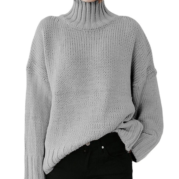 Rosgrove | Women - Chunky Knit Jumper with High Collar