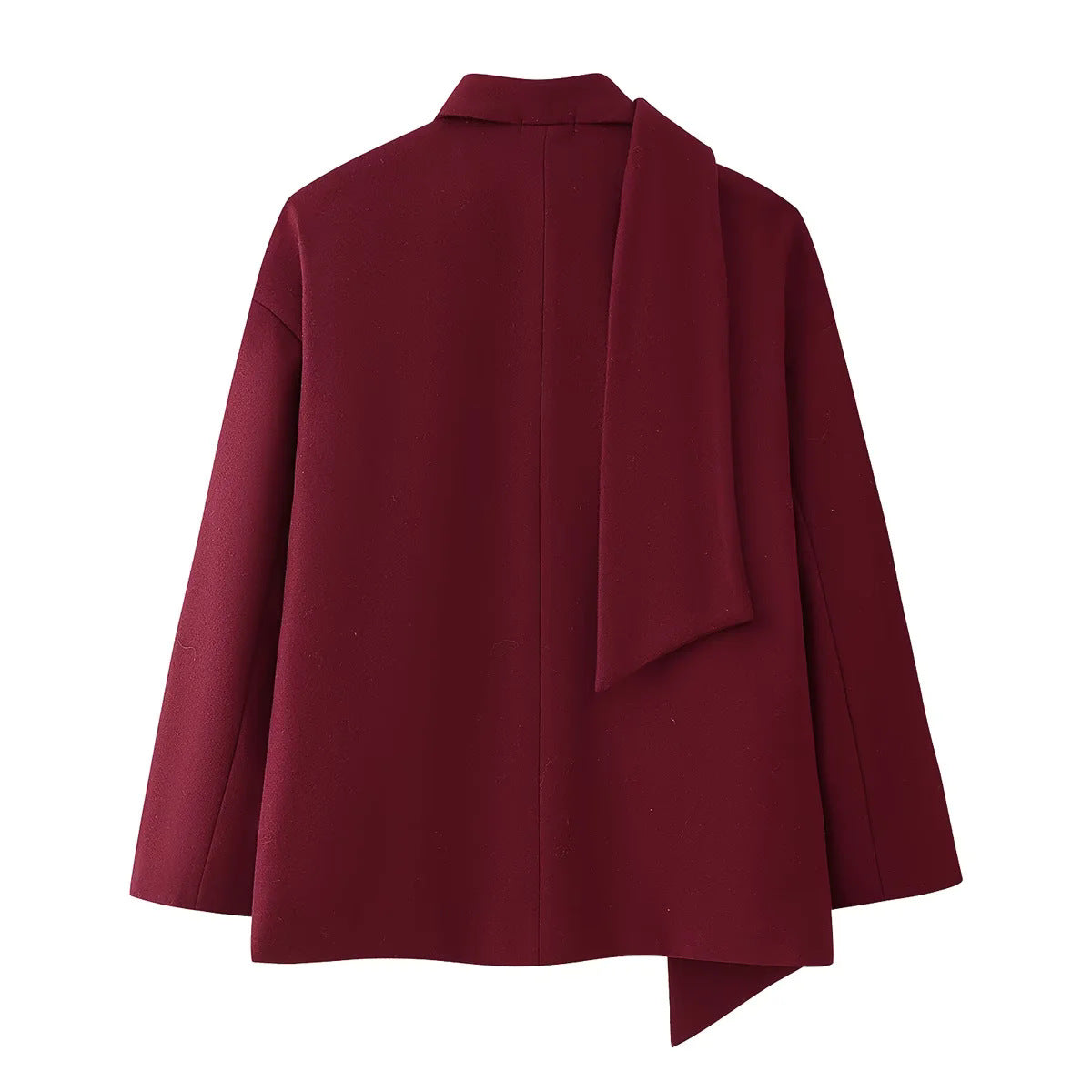 Rosgrove | Women - Elegant Blazer Jacket with Detachable Scarf