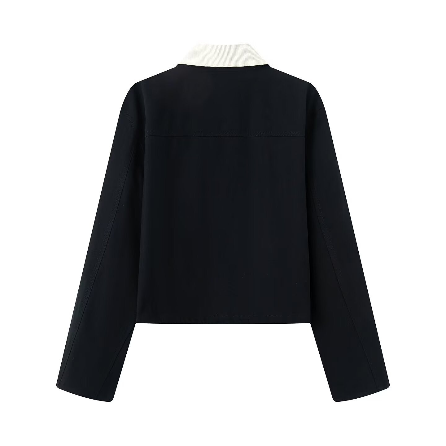 Rosgrove | Women - Casual Jacket with Contrast Collar & Pockets