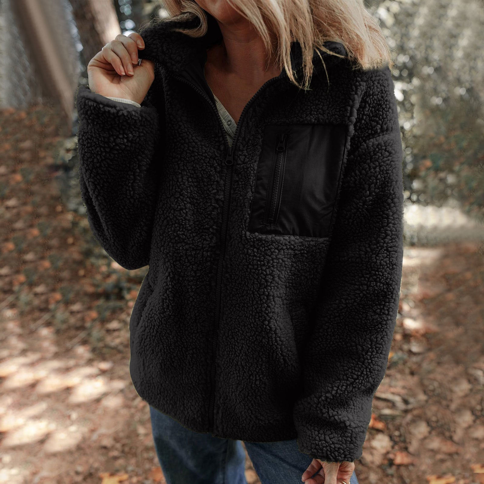 Rosgrove | Women - Fleece Jacket - High Collar Style