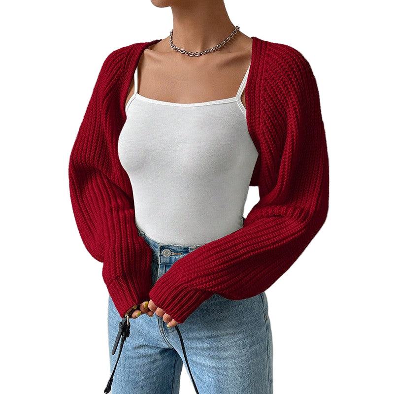 Rosgrove | Women - Casual Ribbed Cardigan - Knit Design