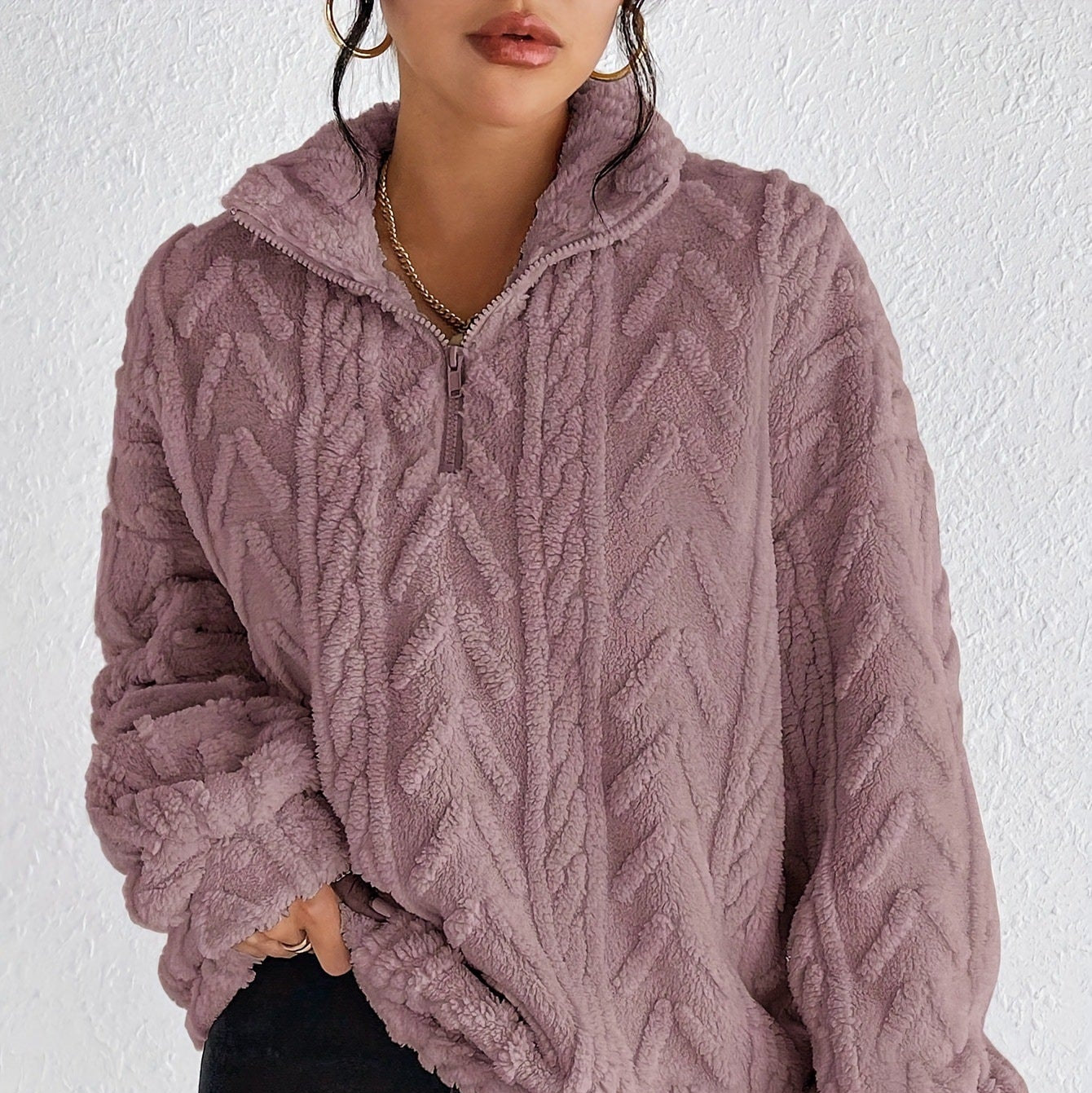 Rosgrove | Women - Fleece Jumper with High Collar