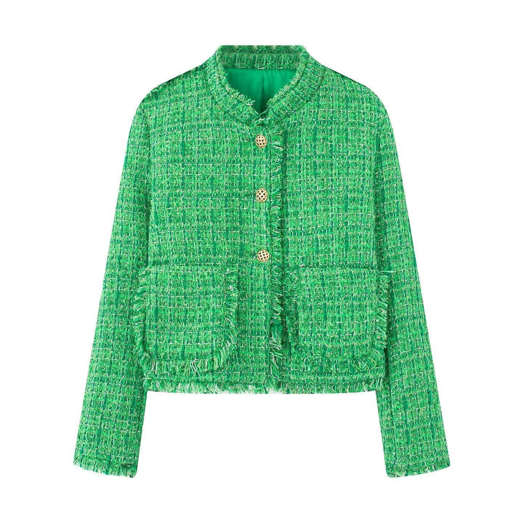 Rosgrove | Women - Stylish Short Jacket - Structured Tweed