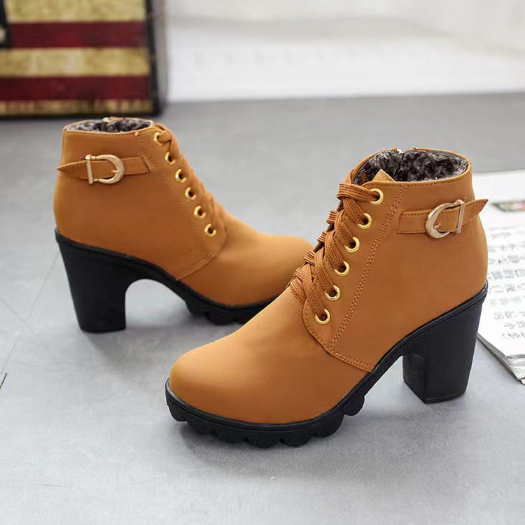 Rosgrove | Women - Trendy Ankle Boots - Block Heel