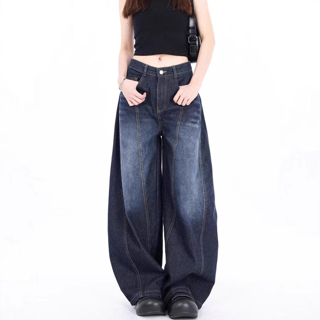 Rosgrove | Women - Wide-Leg Denim Trousers - High-Waisted