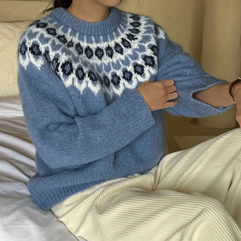 Rosgrove | Women - Knitted Jumper - Traditional Norwegian Design