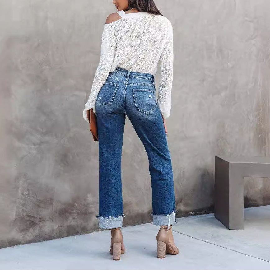 Rosgrove | Women - High Waist Flared Jeans
