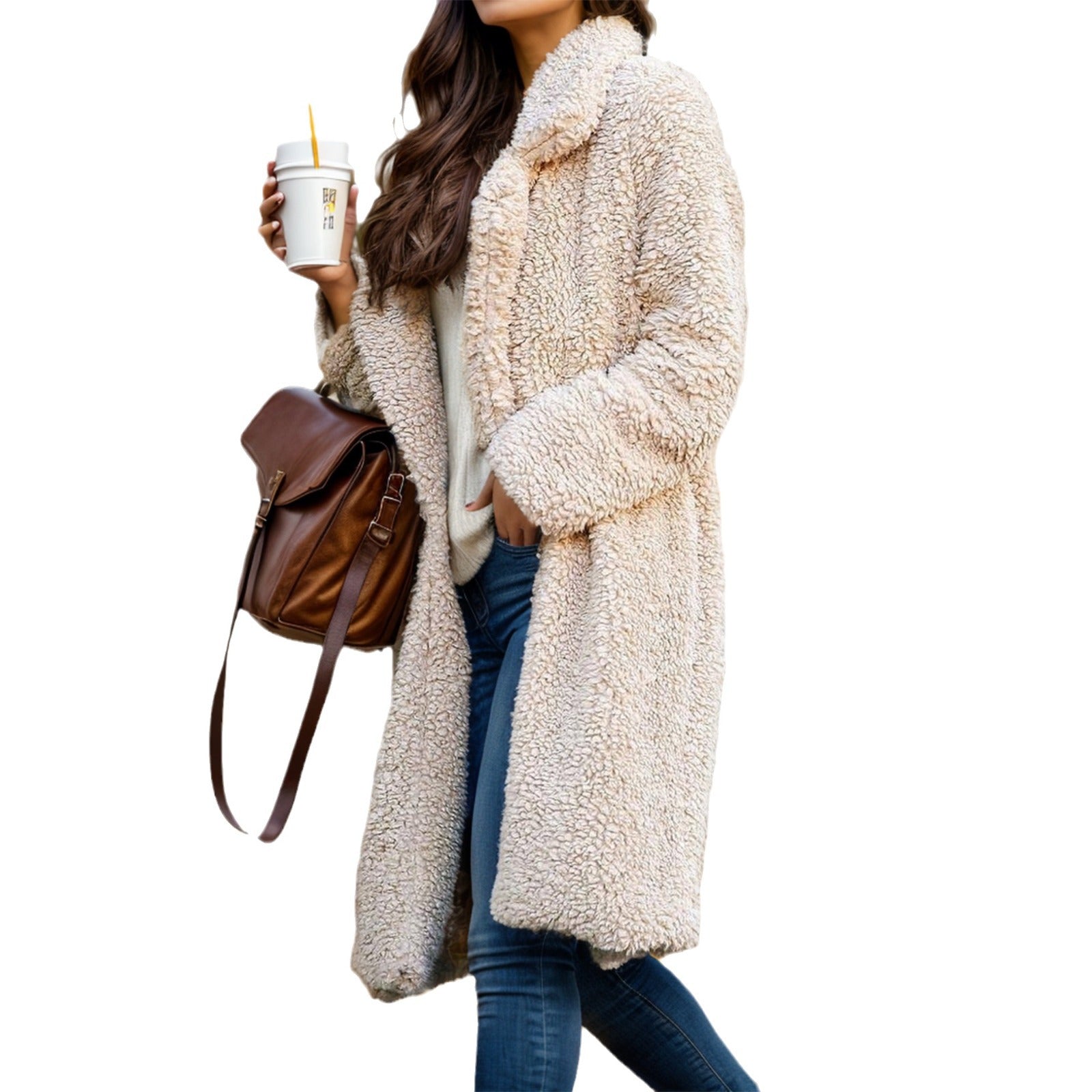 Rosgrove | Women - Oversized Teddy Coat with Lined Collar