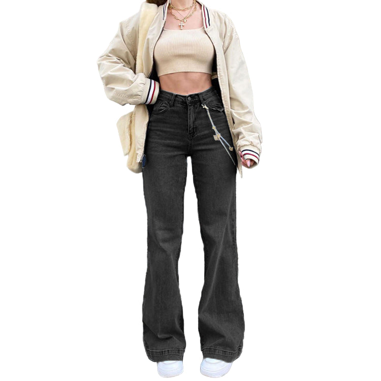 Rosgrove | Women - Flared Denim Jeans - Mid Waist