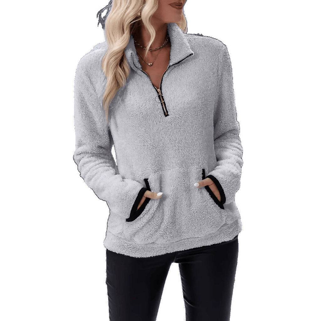 Rosgrove | Women - Fleece Jumper - Stand Collar Zip